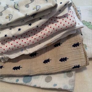Assorted Baby Muslin Swaddle Blankets
